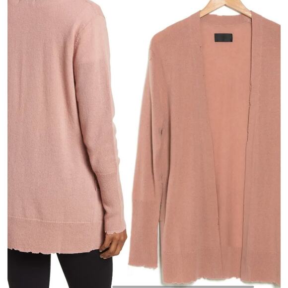 NWT RtA Serge Cashmere Cardigan in Bordeaux - Picture 8 of 8